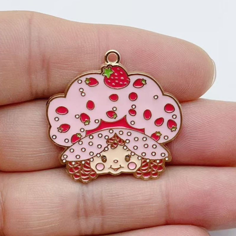 10pcs Cute Little Girl Enamel  - огляд і ціна Jewelry Making Diy
