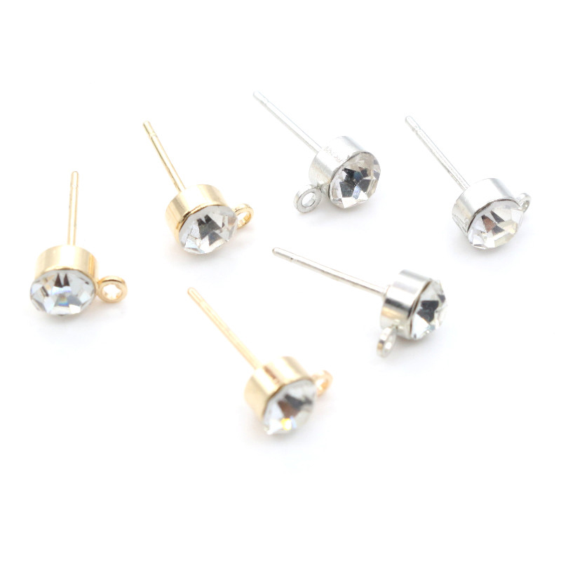 50pcs Stud Earrings Pins with  - огляд і ціна Jewelry Making Set