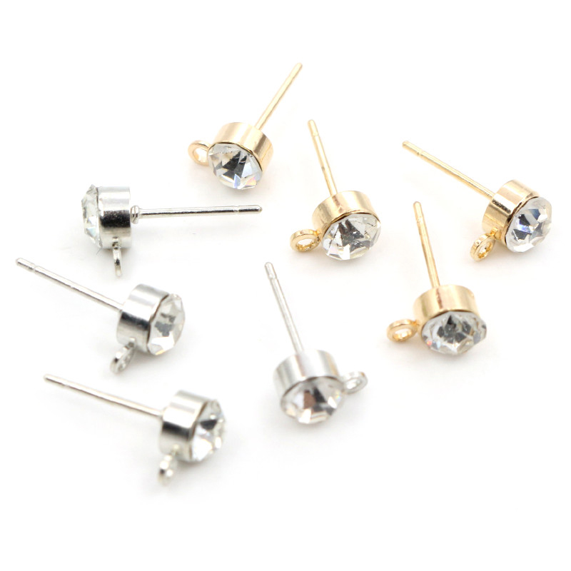 50pcs Stud Earrings Pins with  - огляд і ціна Jewelry Making Set
