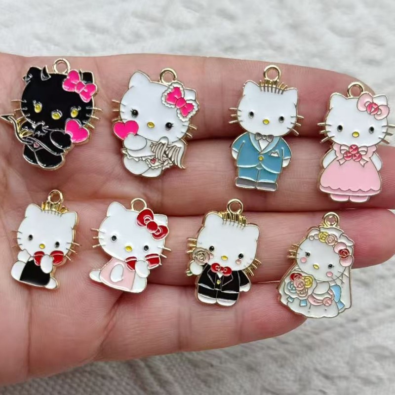 10pcs Cartoon Enamel Couple Ca - огляд і ціна Jewelry Making For Couples