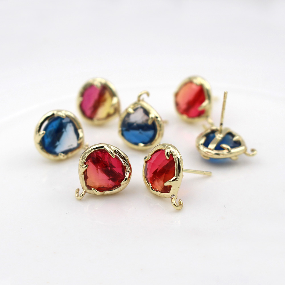 10pair Heart Shape Blue Red Cr - огляд і ціна Jewelry Making Dubai