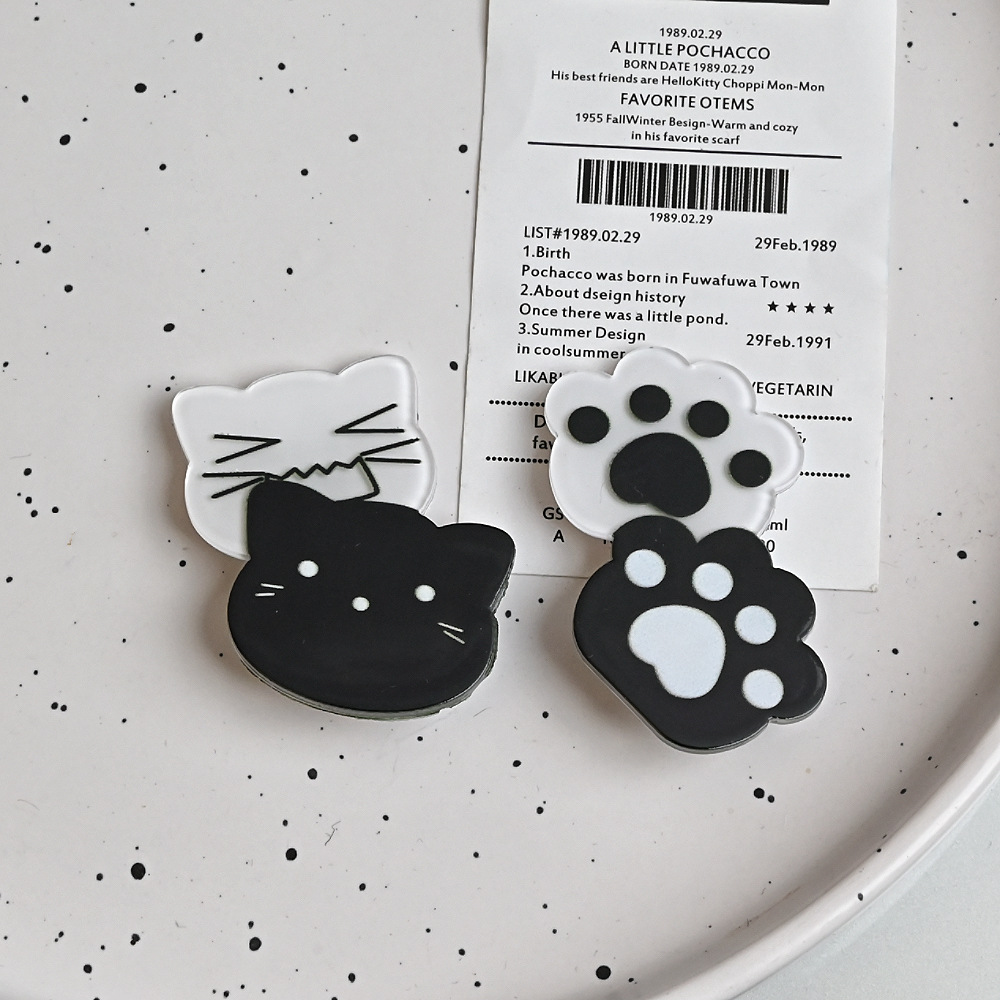 Kawaii Y2K Cat Hair Pins Black - огляд і ціна Jewelry Making For Kids